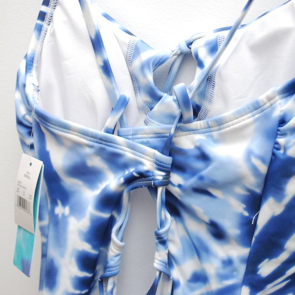 Beach Betty By Miracle Brands Tie Dye Swimsuit SMALL - Picture 6 of 8